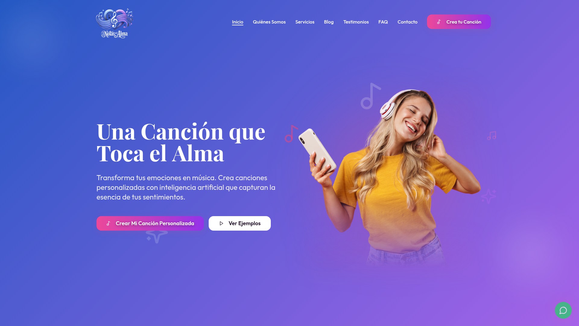 Notas del Alma — IA aplicada · Música