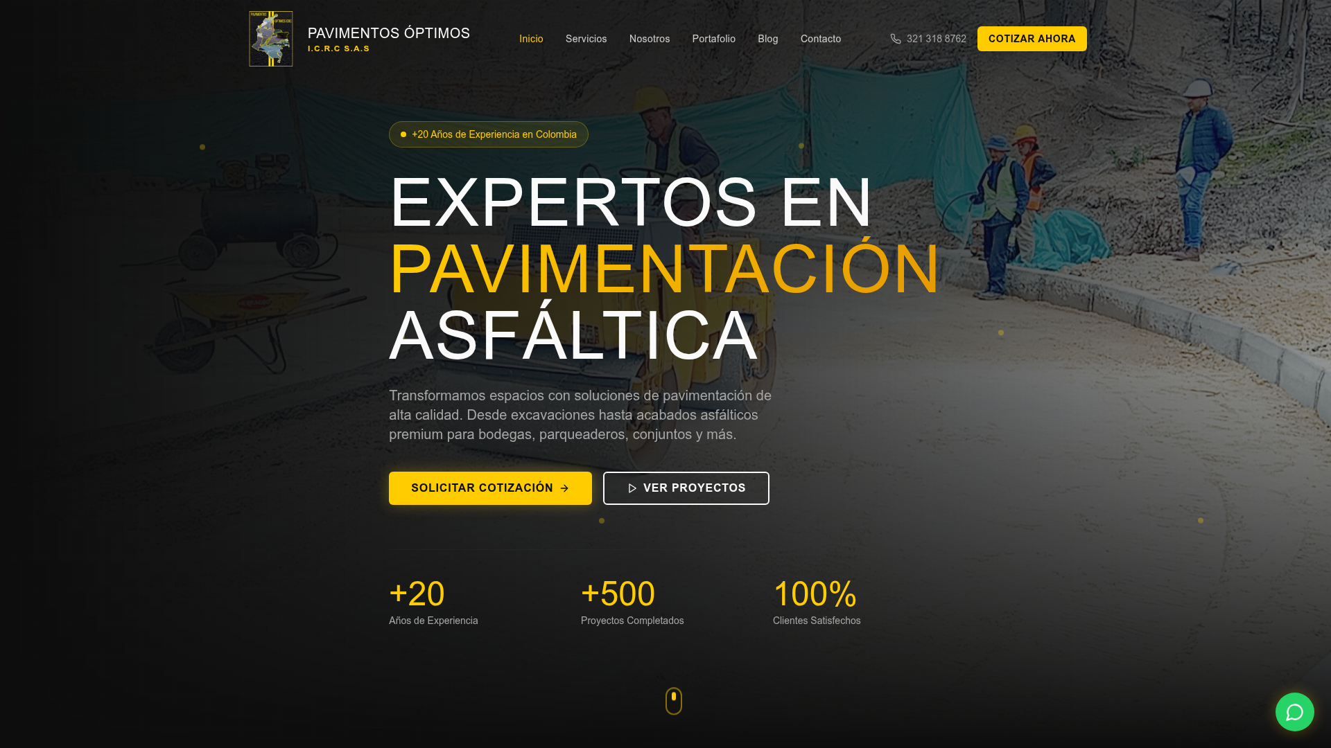 Pavimentos Óptimos — Construcción e ingeniería
